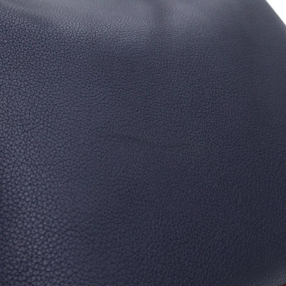 Louis Vuitton LockMe Go Tote Bag Grain Calf Leather Marine Rouge Navy - Picture 9 of 10
